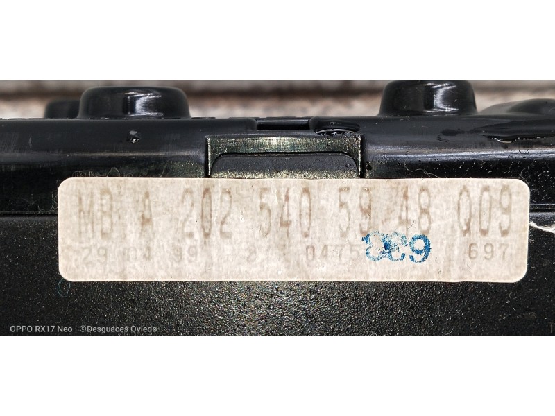 Recambio de cuadro instrumentos para mercedes clase c (w202) berlina 180 (202.018) referencia OEM IAM A2025405948Q09  