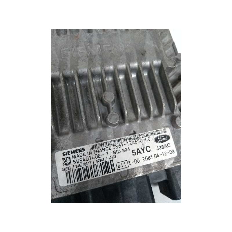 Recambio de centralita motor uce para ford fiesta (cbk) 1.4 tdci cat referencia OEM IAM 5WS40140ET 3S6112A650LC 5AYC SID804
