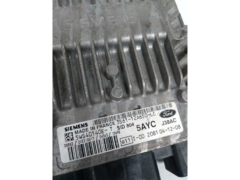 Recambio de centralita motor uce para ford fiesta (cbk) 1.4 tdci cat referencia OEM IAM 5WS40140ET 3S6112A650LC 5AYC SID804