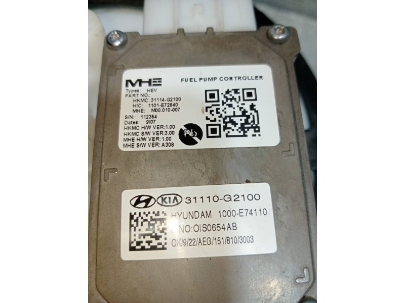 Recambio de bomba combustible para kia niro business referencia OEM IAM 31110G2100  