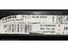 Recambio de caja reles / fusibles para citroen c3 1.4 hdi 16v sx referencia OEM IAM BSIF0100 52474380  2