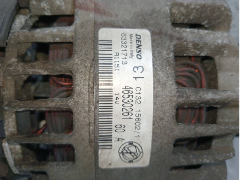 Recambio de alternador para fiat punto berlina (188) 1.2 16v elx referencia OEM IAM 63321713 46530261 DENSO