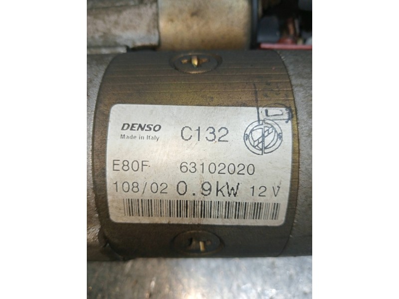 Recambio de motor arranque para fiat punto berlina (188) 1.2 16v elx referencia OEM IAM 63102020 C132 DESNSO
