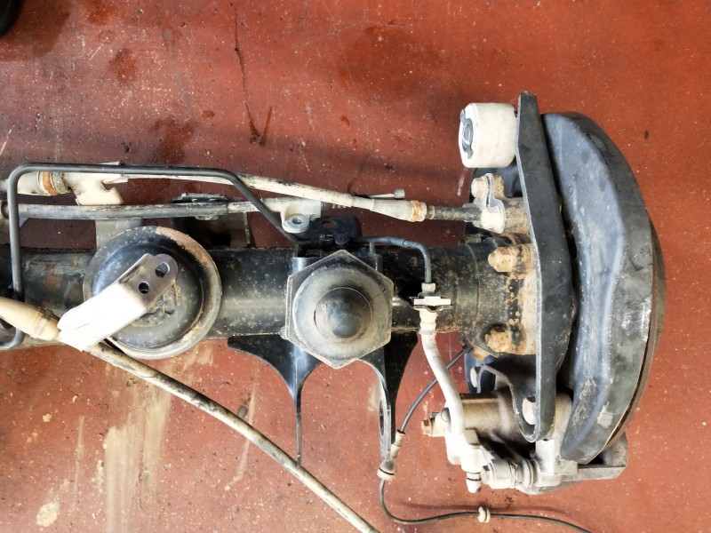 Recambio de puente trasero para nissan navara pick-up (d40m) referencia OEM IAM   DISCO/ABS