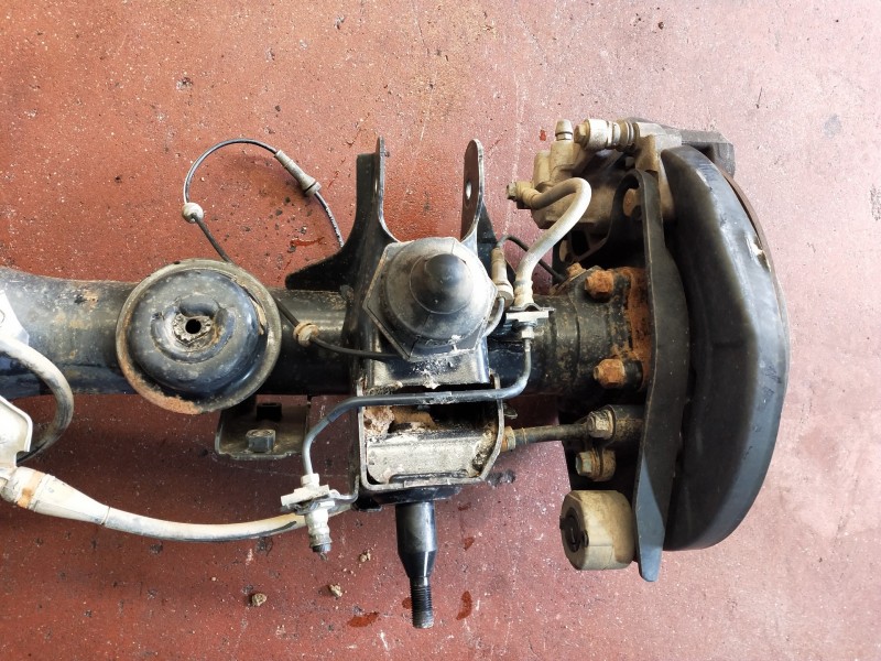 Recambio de puente trasero para nissan navara pick-up (d40m) referencia OEM IAM   DISCO/ABS