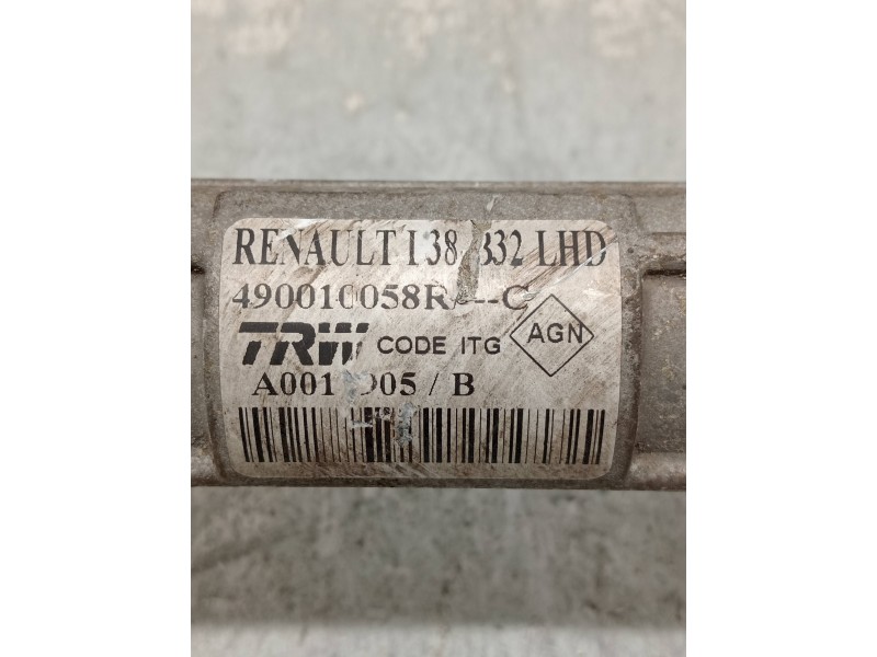 Recambio de cremallera direccion para renault fluence expression referencia OEM IAM 490010058R  