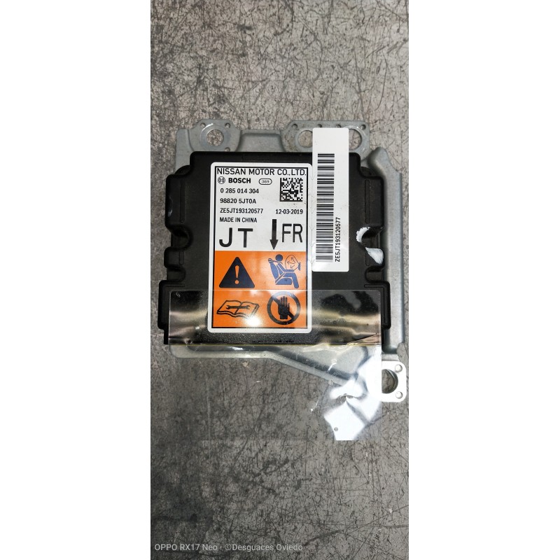 Recambio de kit airbag para nissan navara pick-up d23 2.3 dci referencia OEM IAM 0285014304 988205JT0A ZE5JT193120577