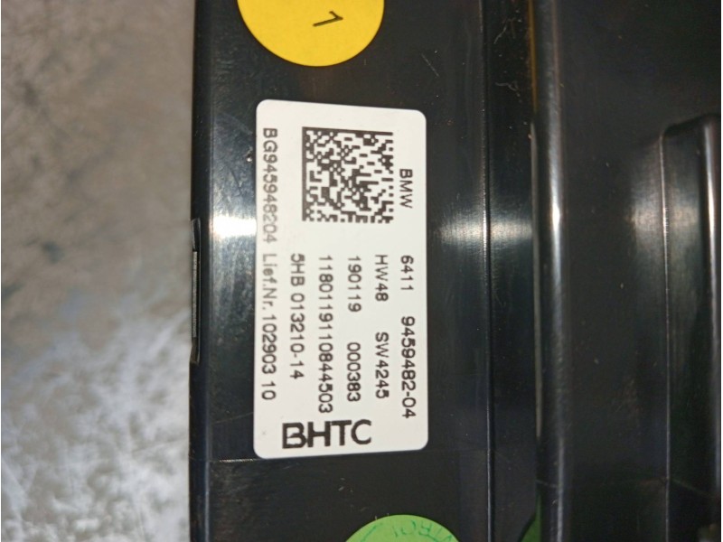 Recambio de mando calefaccion / aire acondicionado para bmw serie 3 berlina (g20) 320d referencia OEM IAM 6411945948204 5HB01321
