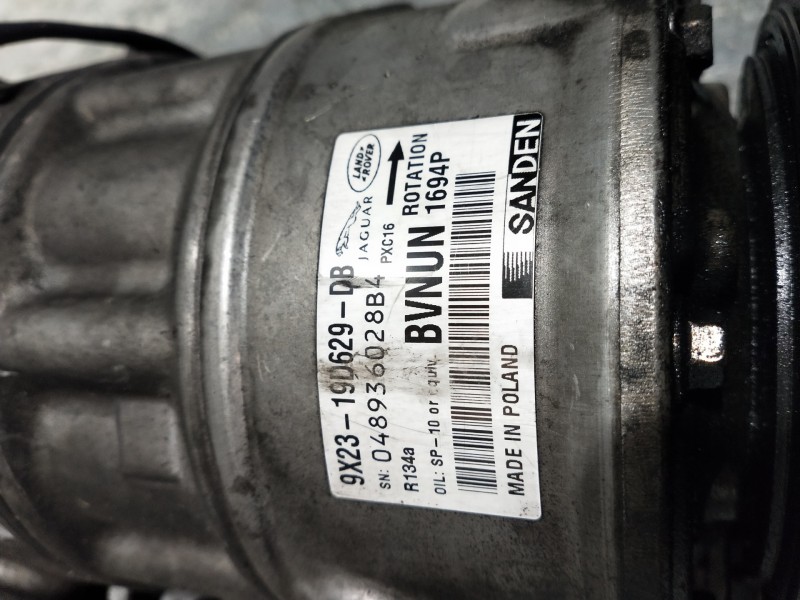 Recambio de compresor aire acondicionado para jaguar xj 3.0 v6 diesel cat referencia OEM IAM 9X2319D629DB 048936028B4 PXC16