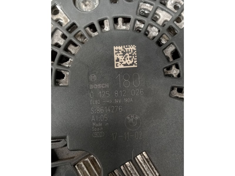 Recambio de alternador para bmw serie 2 coupe (f22) m240i referencia OEM IAM 0125812026 8614276 