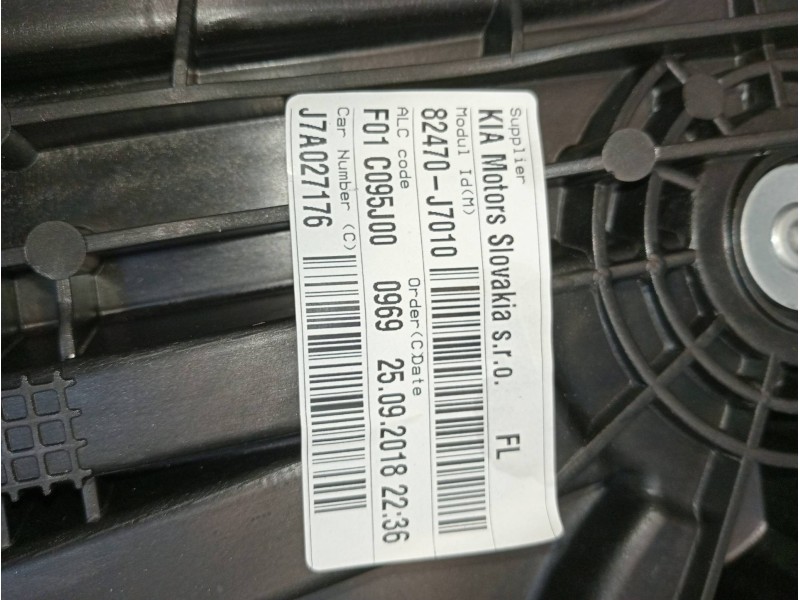 Recambio de elevalunas delantero izquierdo para kia ceed business referencia OEM IAM 82470J7010  