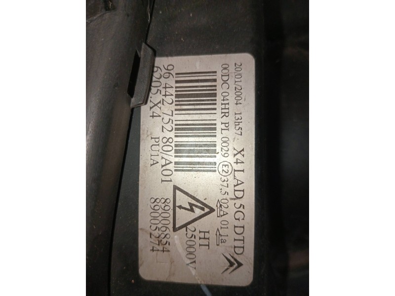 Recambio de faro derecho para citroen c5 berlina 2.0 hdi cat (rhz / dw10ated) referencia OEM IAM 9644275280  
