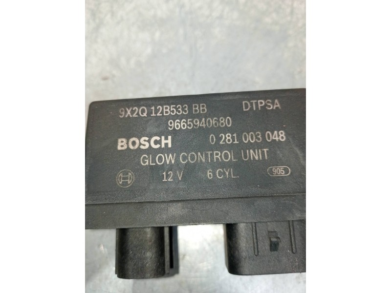 Recambio de caja precalentamiento para jaguar xj 3.0 v6 diesel cat referencia OEM IAM 0281003048 9665940680 9X2Q12B533BB