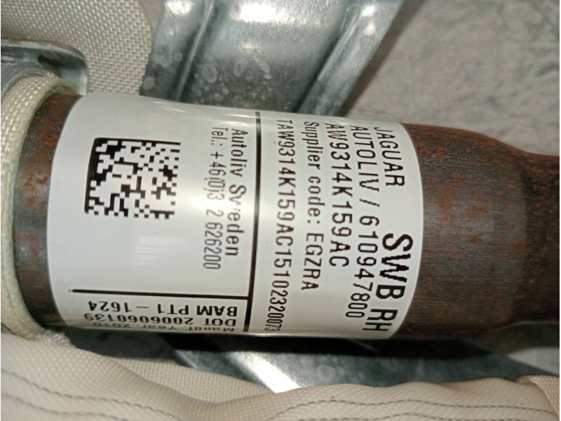 Recambio de airbag cortina delantero derecho para jaguar xj 3.0 v6 diesel cat referencia OEM IAM AW9314K159AC  