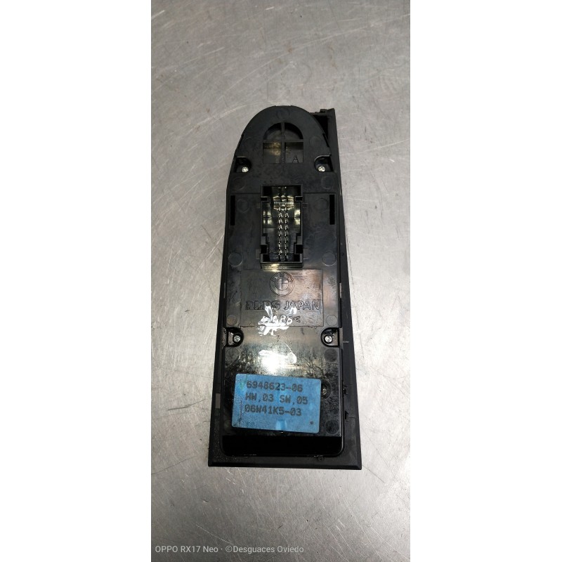 Recambio de mando elevalunas delantero izquierdo para bmw serie 3 touring (e91) 320d referencia OEM IAM 694862306 06W41K503 5P