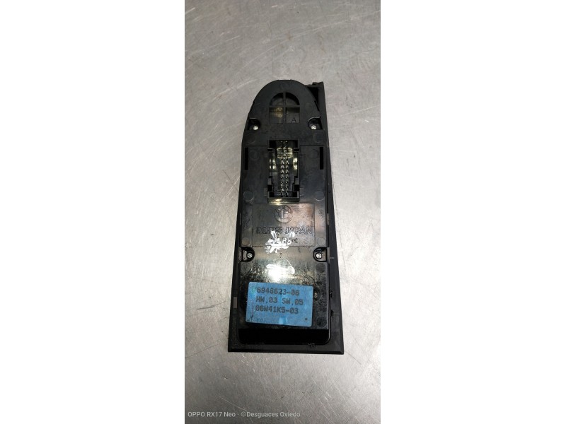Recambio de mando elevalunas delantero izquierdo para bmw serie 3 touring (e91) 320d referencia OEM IAM 694862306 06W41K503 5P