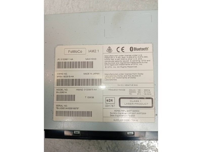 Recambio de sistema navegacion gps para jaguar xj 3.0 v6 diesel cat referencia OEM IAM BF6N18C815HA 31328811AA 31328979AA