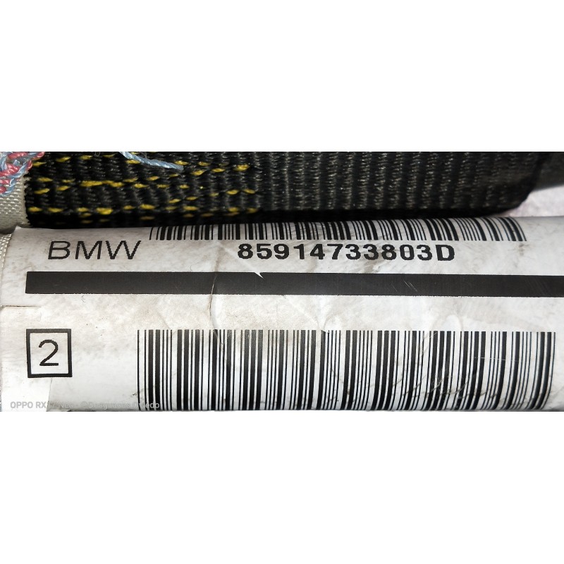 Recambio de airbag cortina delantero derecho para bmw serie 5 berlina (e60) 525d xd referencia OEM IAM 85914733803D 08B3160G1783