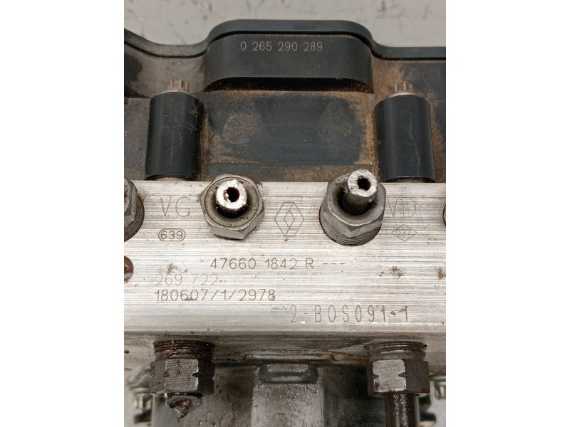 Recambio de abs para renault clio iv limited referencia OEM IAM 476601842R 0265290289 