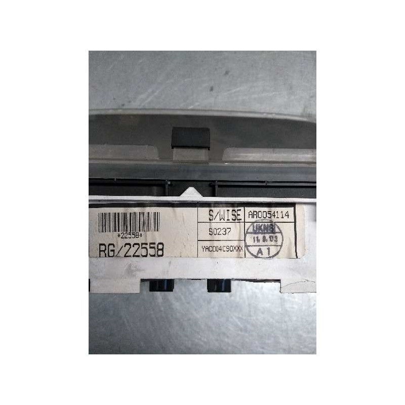 Recambio de cuadro instrumentos para mg rover streetwise 2.0 idt cat referencia OEM IAM AR0054114 RG222558 SWISE S0237 YAC004090