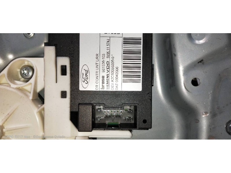 Recambio de elevalunas trasero izquierdo para ford focus c-max (cap) ghia (d) referencia OEM IAM 3M51R045H23A 6M51R24995GB 5WK11