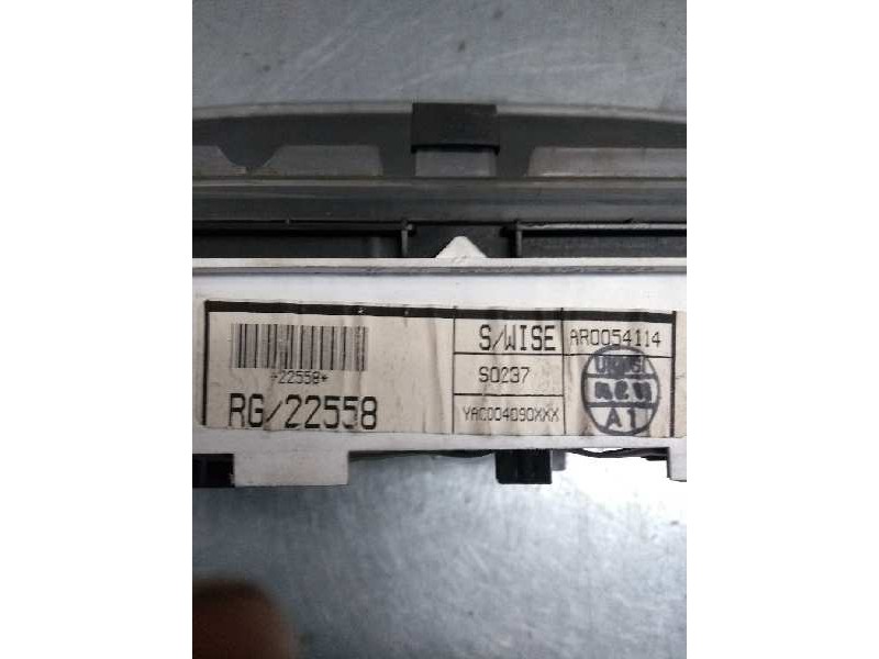 Recambio de cuadro instrumentos para mg rover streetwise 2.0 td referencia OEM IAM AR0054114 SWISE RG22558 S0237 YAC004090XXX