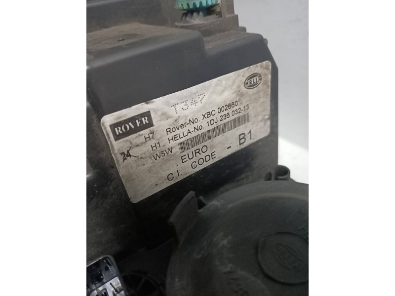 Recambio de faro izquierdo para mg rover serie 75 (rj) 1.8 cat referencia OEM IAM 1DJ23603213  