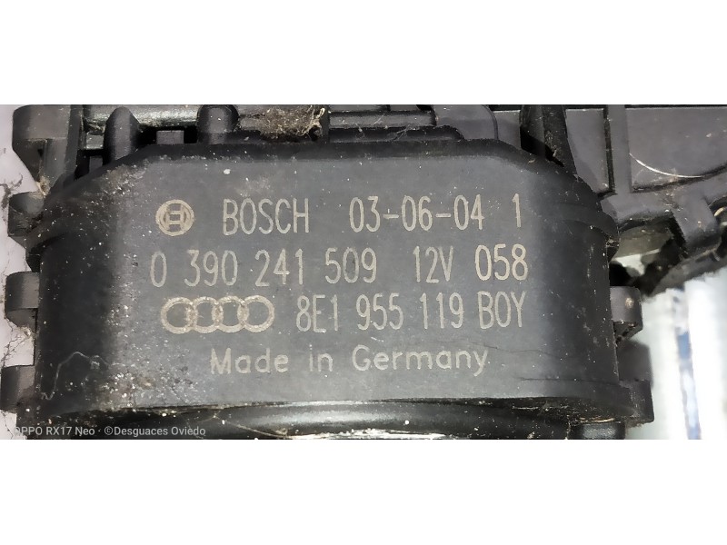 Recambio de motor limpia delantero para audi a4 avant (8e) 1.8 t quattro referencia OEM IAM 0390241509 8E1955119 