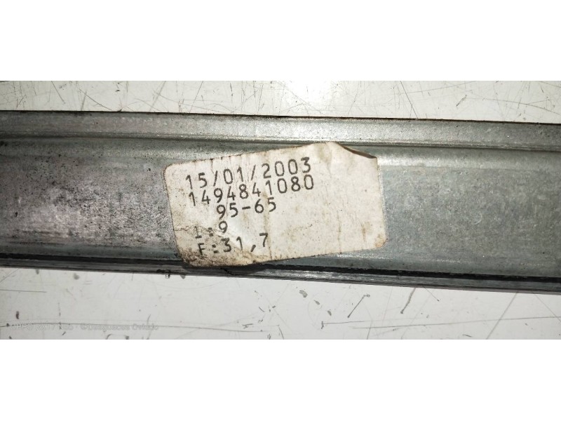 Recambio de elevalunas trasero izquierdo para peugeot 807 sr pack referencia OEM IAM 1494841080  