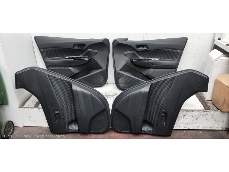 Recambio de juego tapizados / cartoneras para toyota c-hr hybrid style plus referencia OEM IAM   