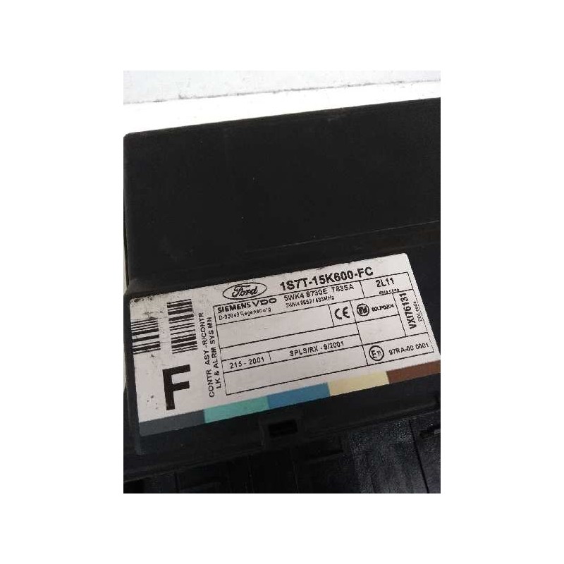 Recambio de modulo electronico para ford focus turnier (cak) 1.8 tddi turbodiesel cat referencia OEM IAM 1S7T15K600FC 5WK48730E 