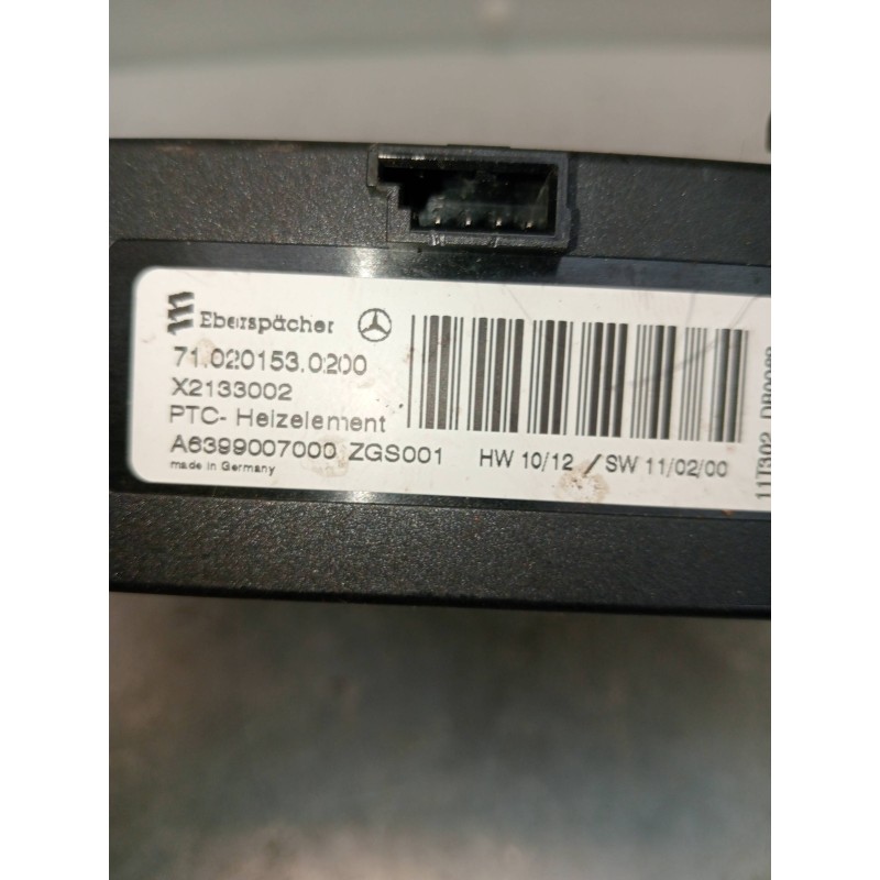 Recambio de resistencia calefaccion para mercedes vito (w639) basic, combi 109 cdi largo (639.603) referencia OEM IAM A639900700