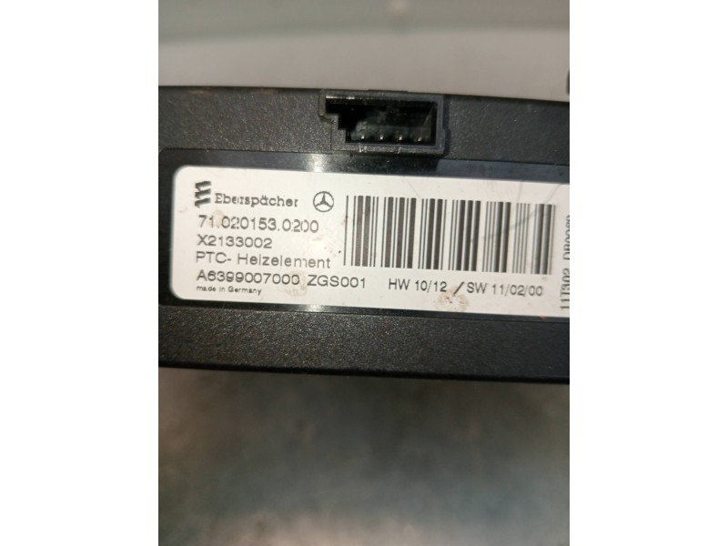 Recambio de resistencia calefaccion para mercedes vito (w639) basic, combi 109 cdi largo (639.603) referencia OEM IAM A639900700