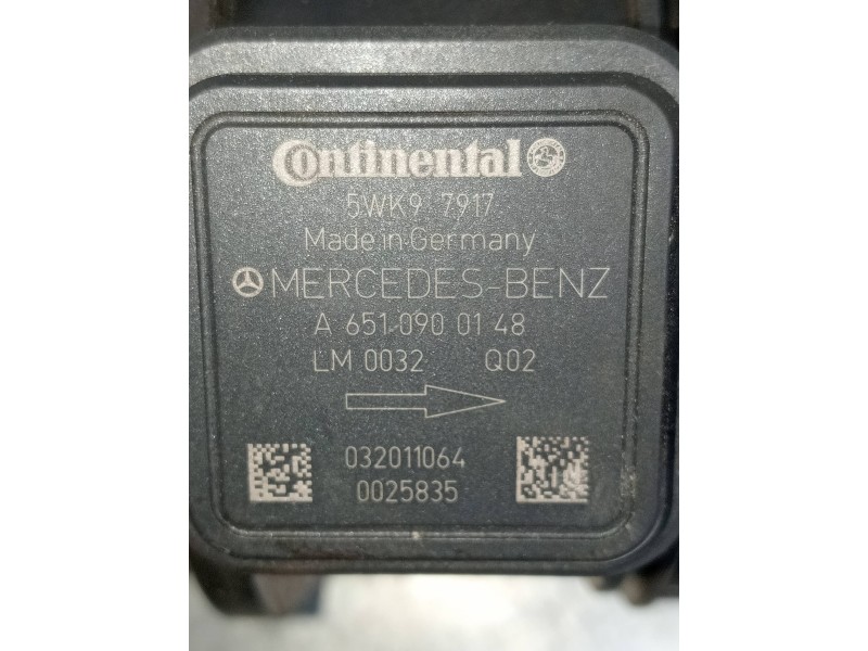 Recambio de caudalimetro para mercedes vito (w639) basic, combi 109 cdi largo (639.603) referencia OEM IAM A6510900148 5WK97917 