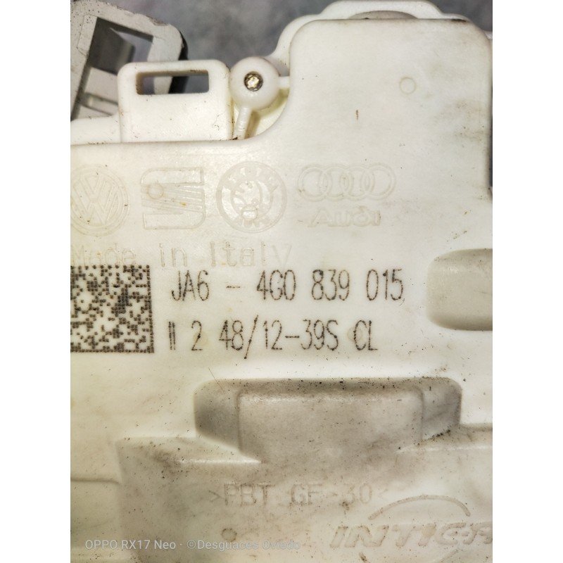 Recambio de motor cierre centralizado trasero derecho para audi a6 allroad quattro (4gh) 3.0 v6 24v tdi referencia OEM IAM 4G083