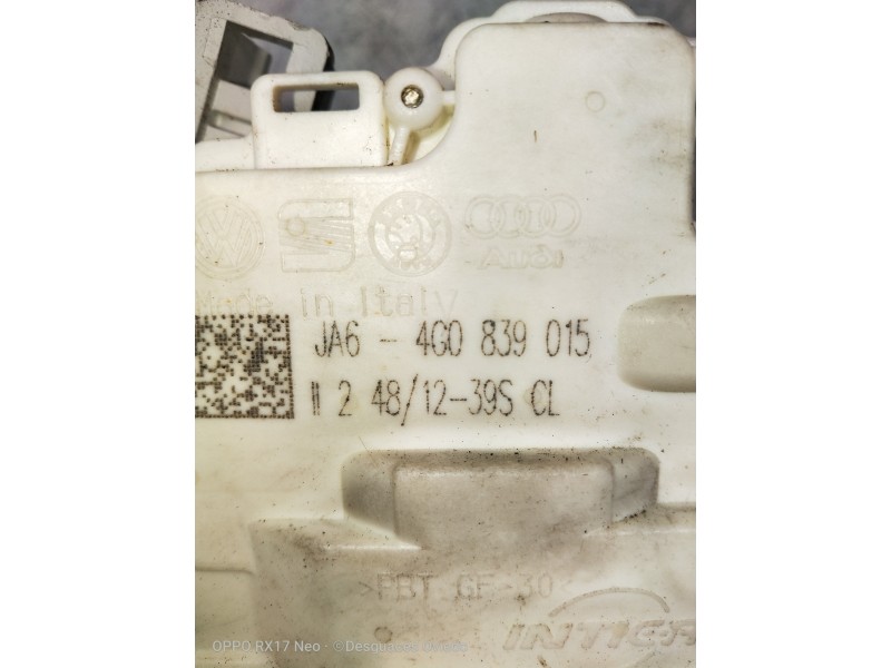 Recambio de motor cierre centralizado trasero derecho para audi a6 allroad quattro (4gh) 3.0 v6 24v tdi referencia OEM IAM 4G083
