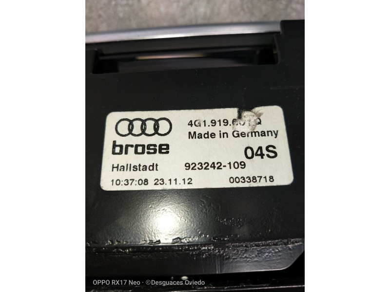 Recambio de pantalla multifuncion para audi a6 allroad quattro (4gh) 3.0 v6 24v tdi referencia OEM IAM 4G1919601Q 923242109 