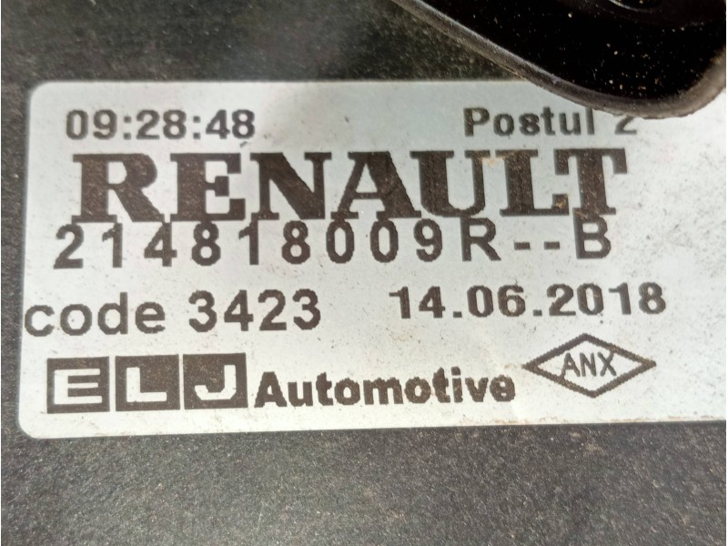 Recambio de electroventilador para renault clio iv limited referencia OEM IAM 214818009RB  