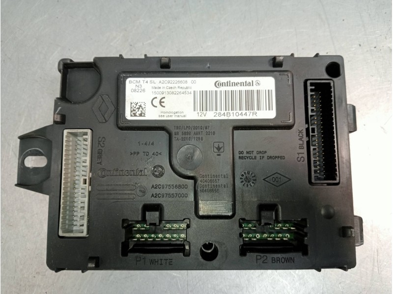 Recambio de modulo electronico para renault clio iv limited referencia OEM IAM 284B10447R A2C92226608 