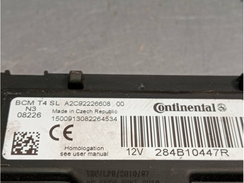 Recambio de modulo electronico para renault clio iv limited referencia OEM IAM 284B10447R A2C92226608 