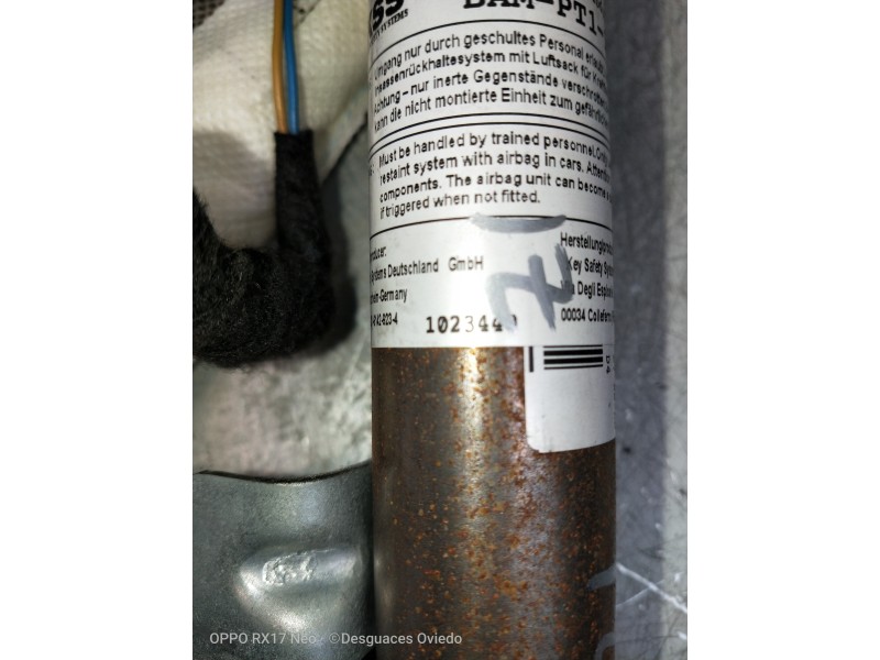 Recambio de airbag cortina delantero izquierdo para audi a6 allroad quattro (4gh) 3.0 v6 24v tdi referencia OEM IAM 4G9880741B 1