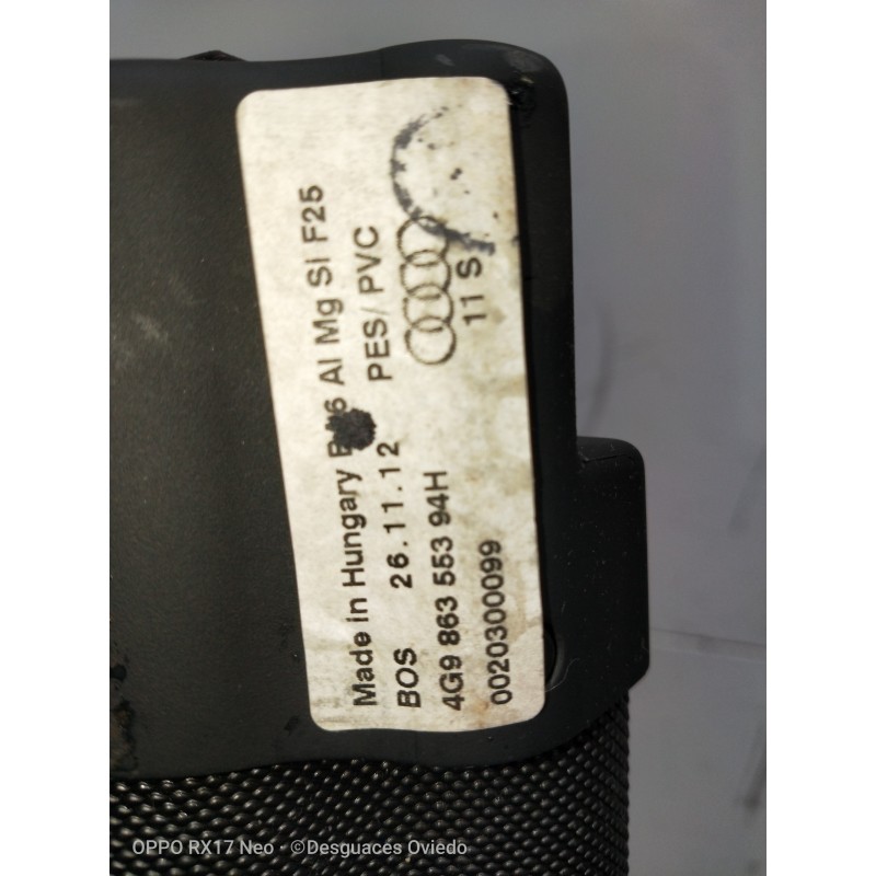 Recambio de bandeja trasera para audi a6 allroad quattro (4gh) 3.0 v6 24v tdi referencia OEM IAM 4G986355394H 0020300099 