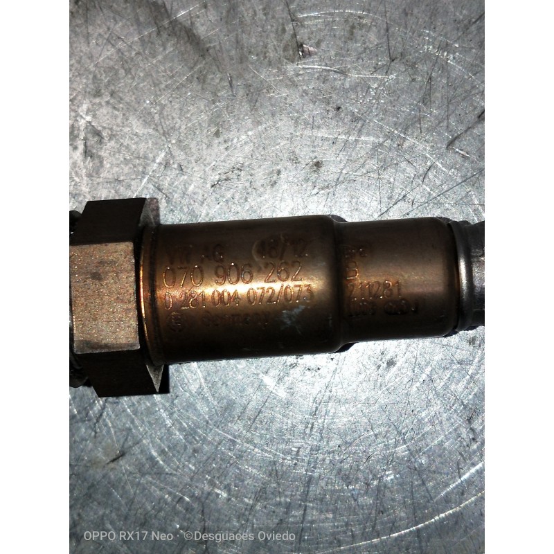 Recambio de sonda lambda para audi a6 allroad quattro (4gh) 3.0 v6 24v tdi referencia OEM IAM 0281004072 070906262 