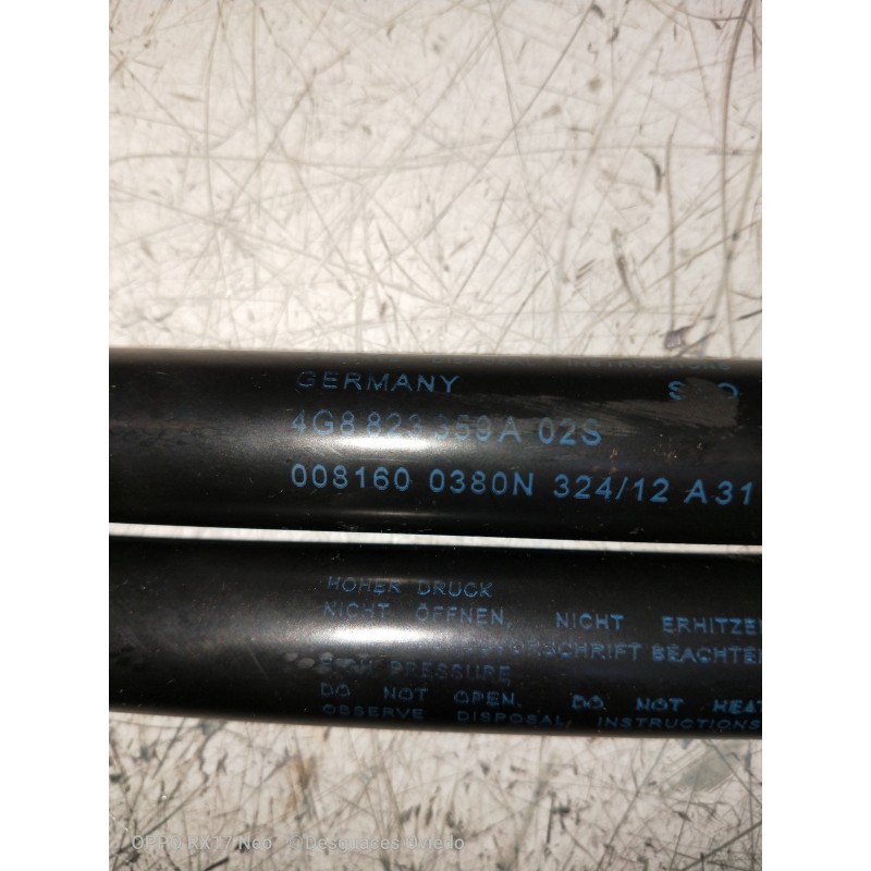 Recambio de amortiguadores capo para audi a6 allroad quattro (4gh) 3.0 v6 24v tdi referencia OEM IAM 4G8823359A 0081600380N 