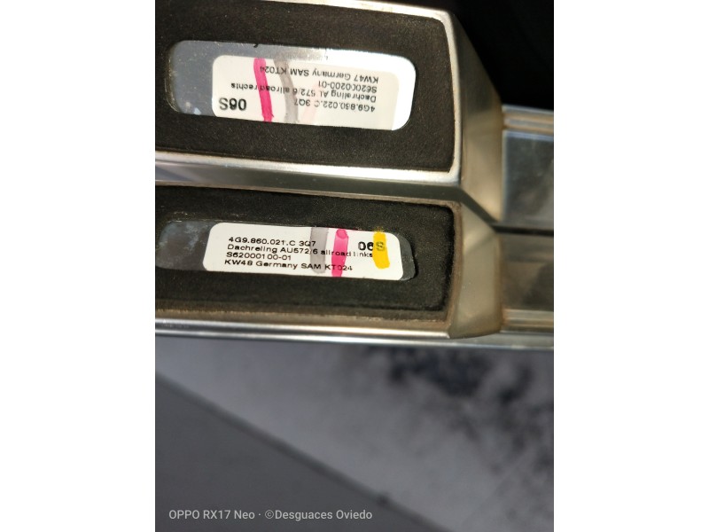 Recambio de barras techo para audi a6 allroad quattro (4gh) 3.0 v6 24v tdi referencia OEM IAM 4G9860022C 4G9860021C IZQUIERDA Y 