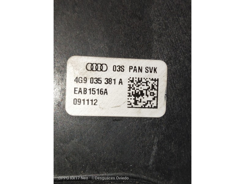 Recambio de modulo electronico para audi a6 allroad quattro (4gh) 3.0 v6 24v tdi referencia OEM IAM 4G9035381A  