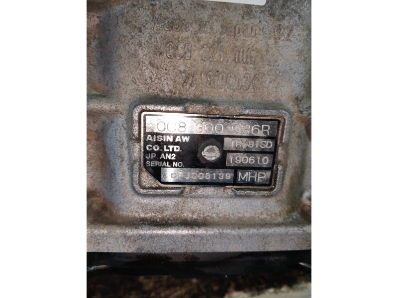 Recambio de caja cambios para audi q7 (4l) 3.0 tdi (176kw) referencia OEM IAM MHP 0C8300036RTR81SD190610 10FJ308139 AUTOMATICO