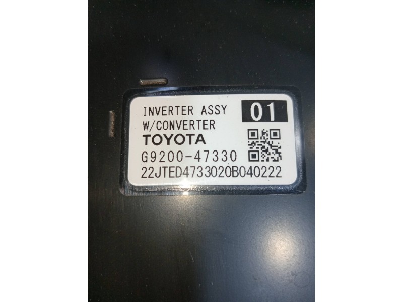 Recambio de bateria para toyota c-hr hybrid style plus referencia OEM IAM G920047330  