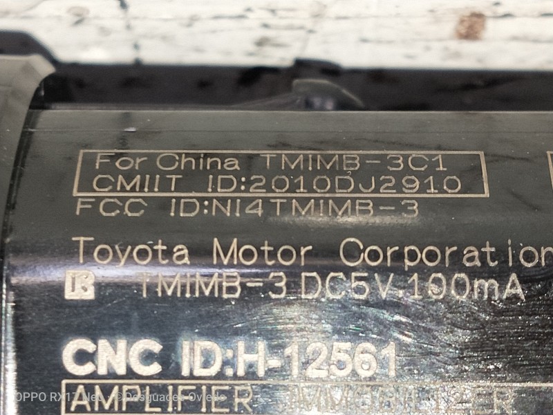 Recambio de conmutador de arranque para toyota c-hr hybrid style plus referencia OEM IAM 2010DJ2910 TMIMB3C1 NI4TMIMB3