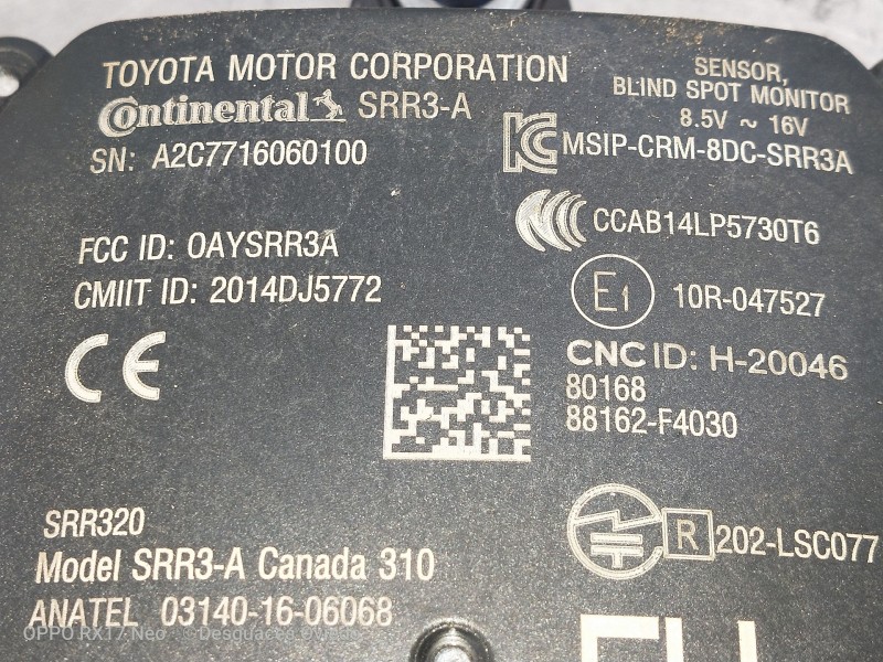 Recambio de modulo electronico para toyota c-hr hybrid style plus referencia OEM IAM A2C7716060100 88162F4030 